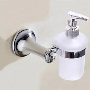 Stainless Steel Chrome Plated Bathroom Hardware Set Towel Rack Toilet Paper Holder Towel Bar Hook Bathroom Accessories Set - Daisan Mart
