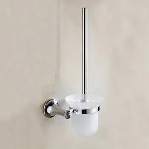 Stainless Steel Chrome Plated Bathroom Hardware Set Towel Rack Toilet Paper Holder Towel Bar Hook Bathroom Accessories Set - Daisan Mart