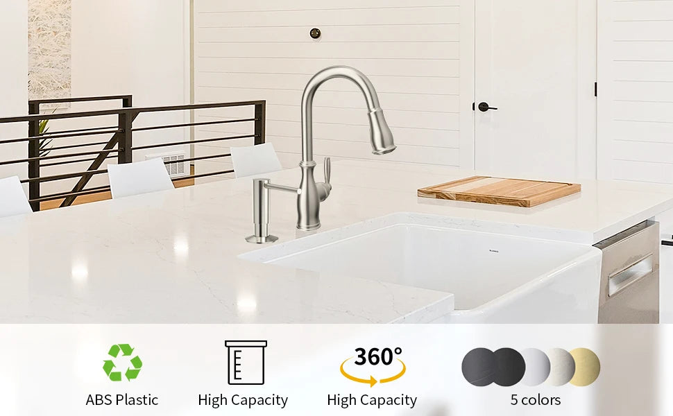 Máy Bơm Xà Phòng SAMODRA Đồng Thau Dành Cho Bếp & Tắm - Daisan Mart