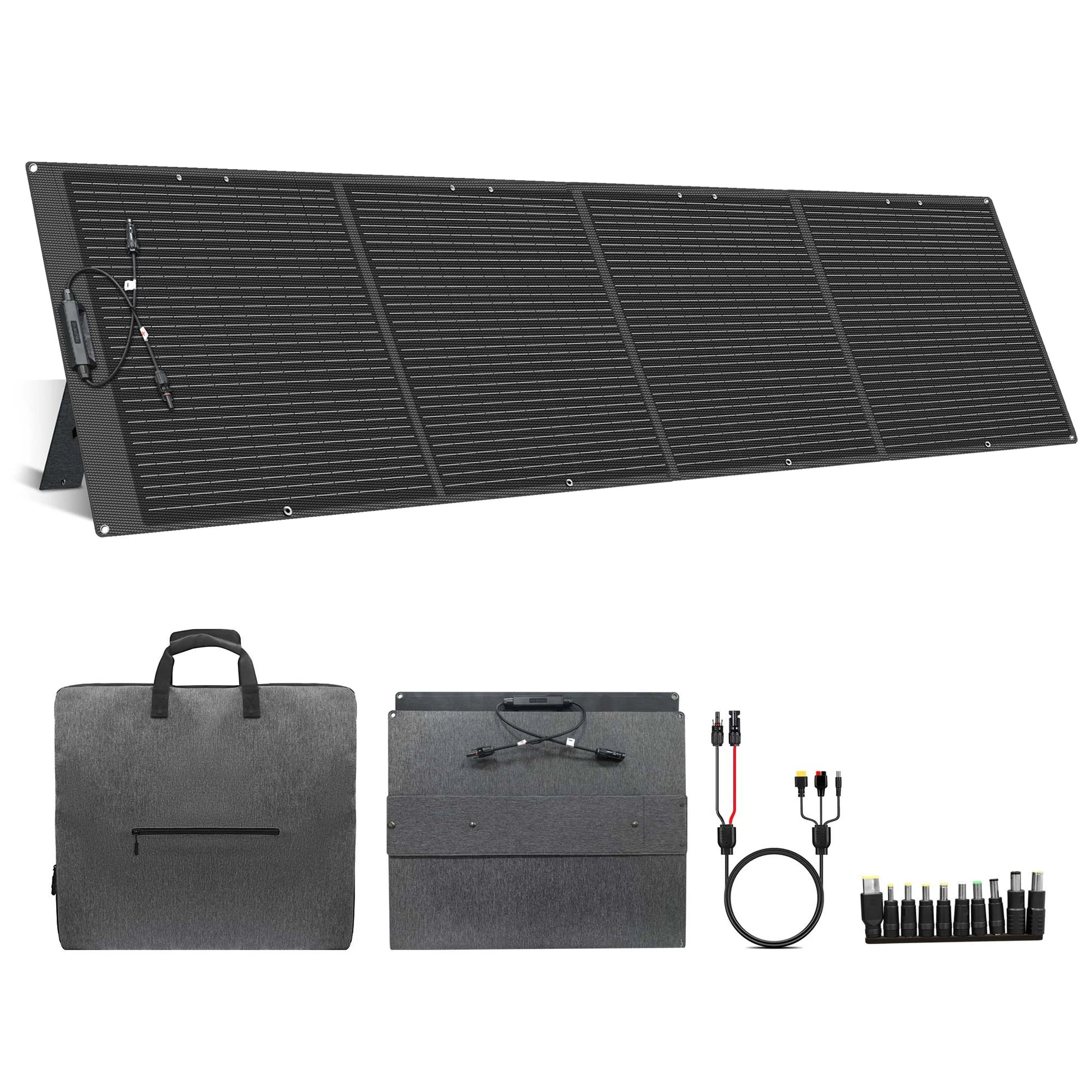 CTOLITY 200W Flexible Solar Panel Charger 20.5V ETFE Portable Folding Solar Generator for Camping Travel Boat RV 23% Efficiency - Daisan Mart