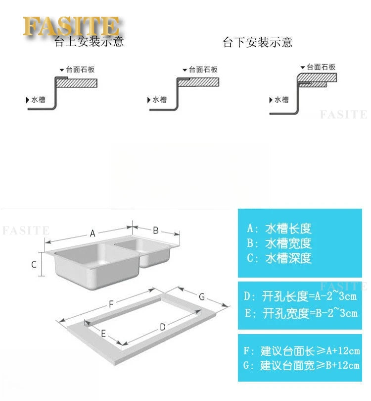 304 stainless steel double sink, kitchen vegetable basin thickened double sink stainless steel dish basin to wash vegetables - Daisan Mart