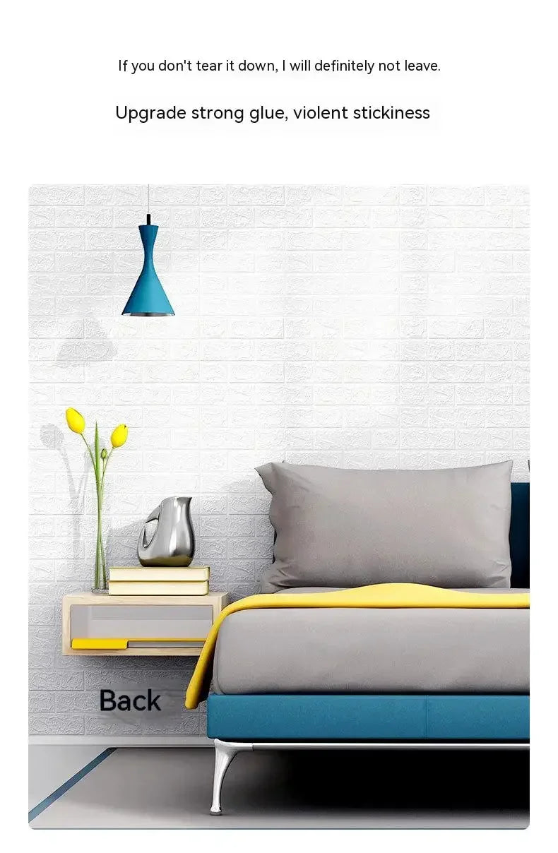 Giấy Dán Tường 3D Gạch Cổ Điển Chống Thấm 70cm - Daisan Mart