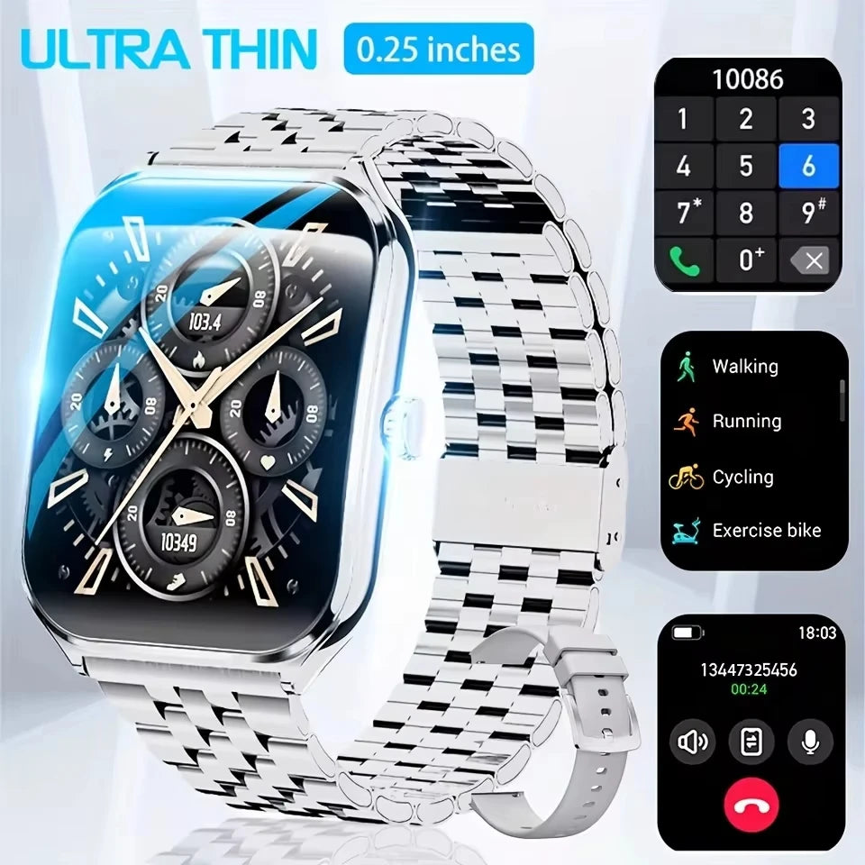 SmartWatch 2025: Đồng hồ thể thao mỏng, 110+ chế độ! - Daisan Mart