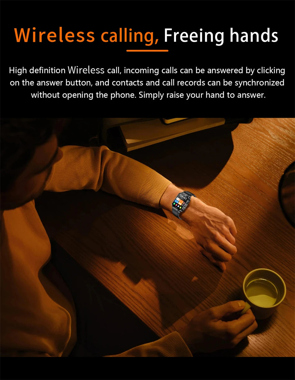 Đồng Hồ Thông Minh LIGE 2.01'' Chống Nước Thể Thao - Daisan Mart