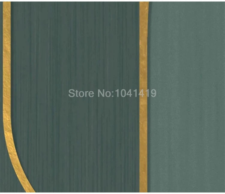 Photo Wallpaper Modern Geometric Abstract Golden Lines Texture Living Room Bedroom Background Wall Painting Papel De Parede 3 D - Daisan Mart