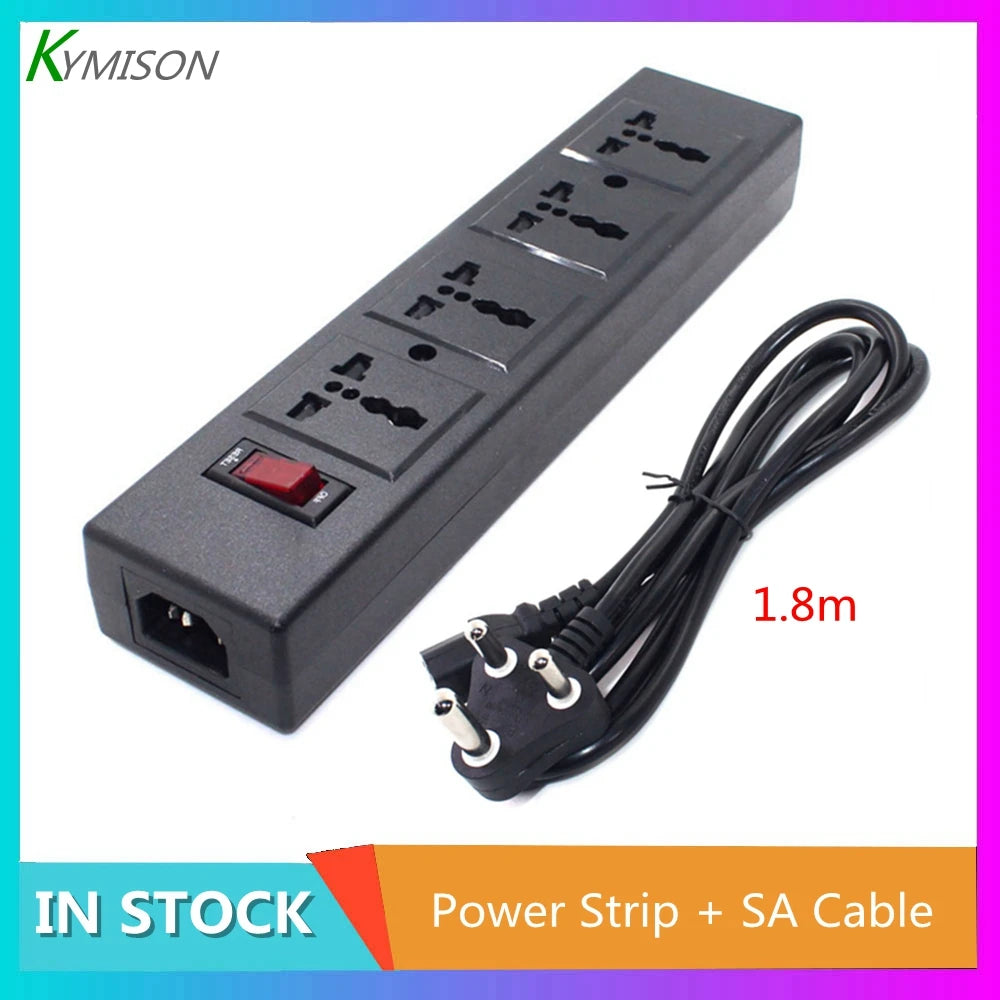 Ổ cắm đa năng 4 lỗ PDU quốc tế 2500W cho C14/C13 - Daisan Mart