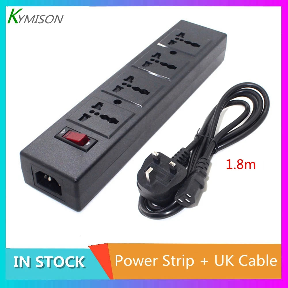 Ổ cắm đa năng 4 lỗ PDU quốc tế 2500W cho C14/C13 - Daisan Mart