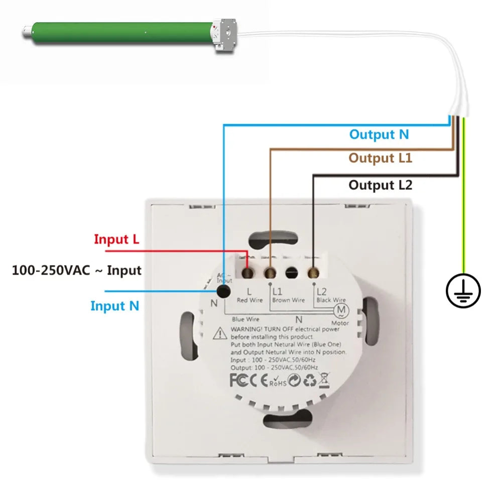 Điều khiển rèm cửa Tuya Smart - Daisan Mart