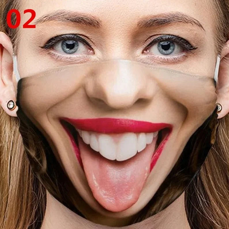 Mặt Nạ Vui Nhộn Tái Sử Dụng Thoáng Khí Halloween - Daisan Mart