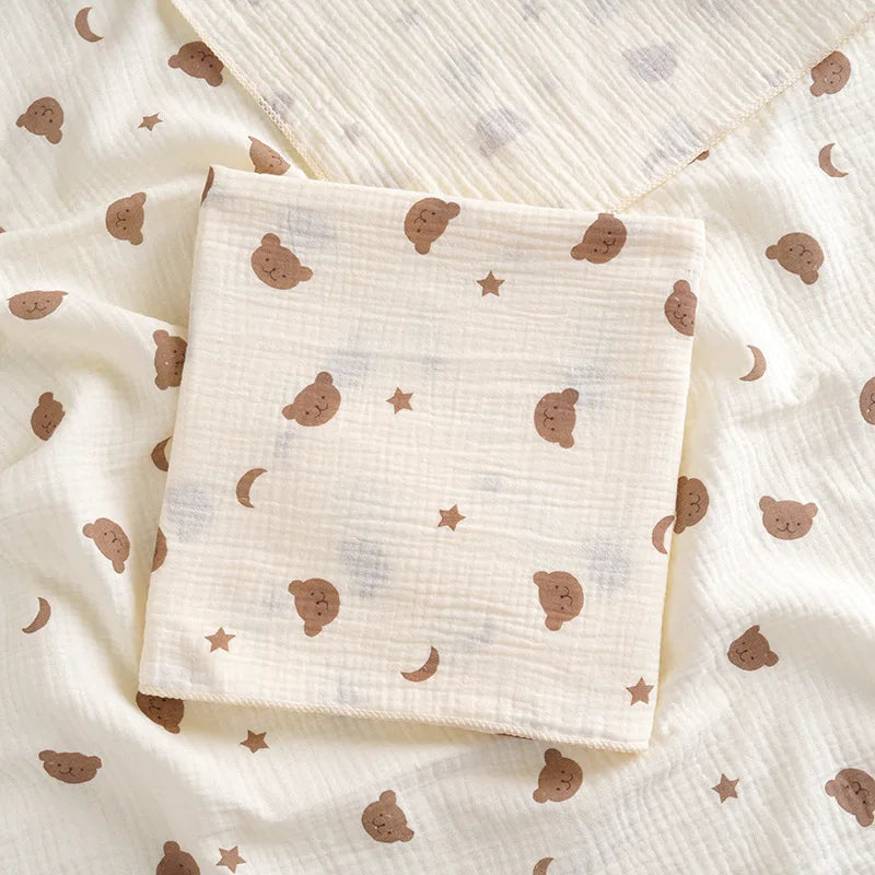 Chăn Quấn Bé Sơ Sinh Cotton Muslin Đa Năng Cho Mẹ Và Bé - Daisan Mart