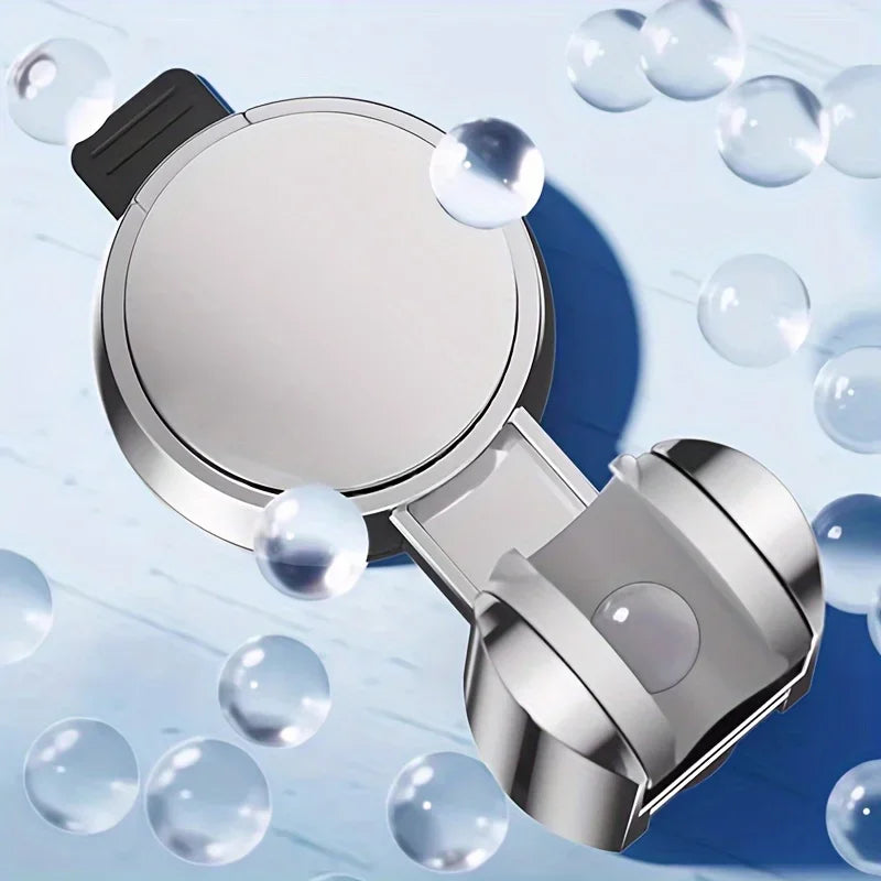 Bath Shower Holder Support Mural Douche Suction Cup Adjustable Handheld Wall Mounted Large Shower Head Supports Relocatable - Daisan Mart