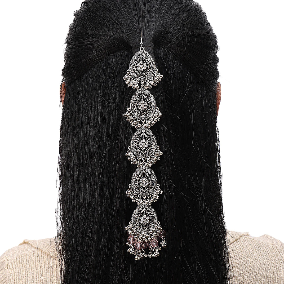 Luxurious Women's Boho Rhinestone Hair Clip
