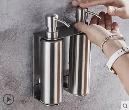 Bình đựng xà phòng treo tường inox 304 đa năng - Daisan Mart