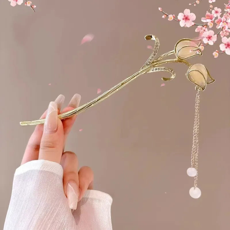 Trâm Cài Tóc Phong Cách Trung Hoa Hợp Kim Nữ Tính - Daisan Mart