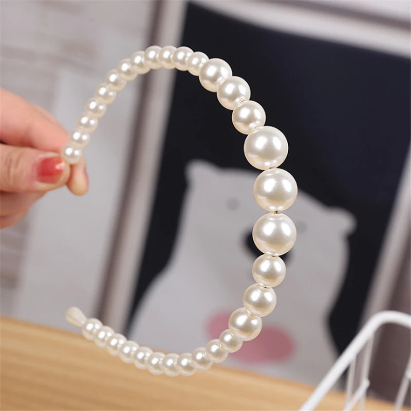 Vương Miện Ngọc Trai Cô Dâu - Phụ Kiện Tóc Thanh Lịch - Daisan Mart