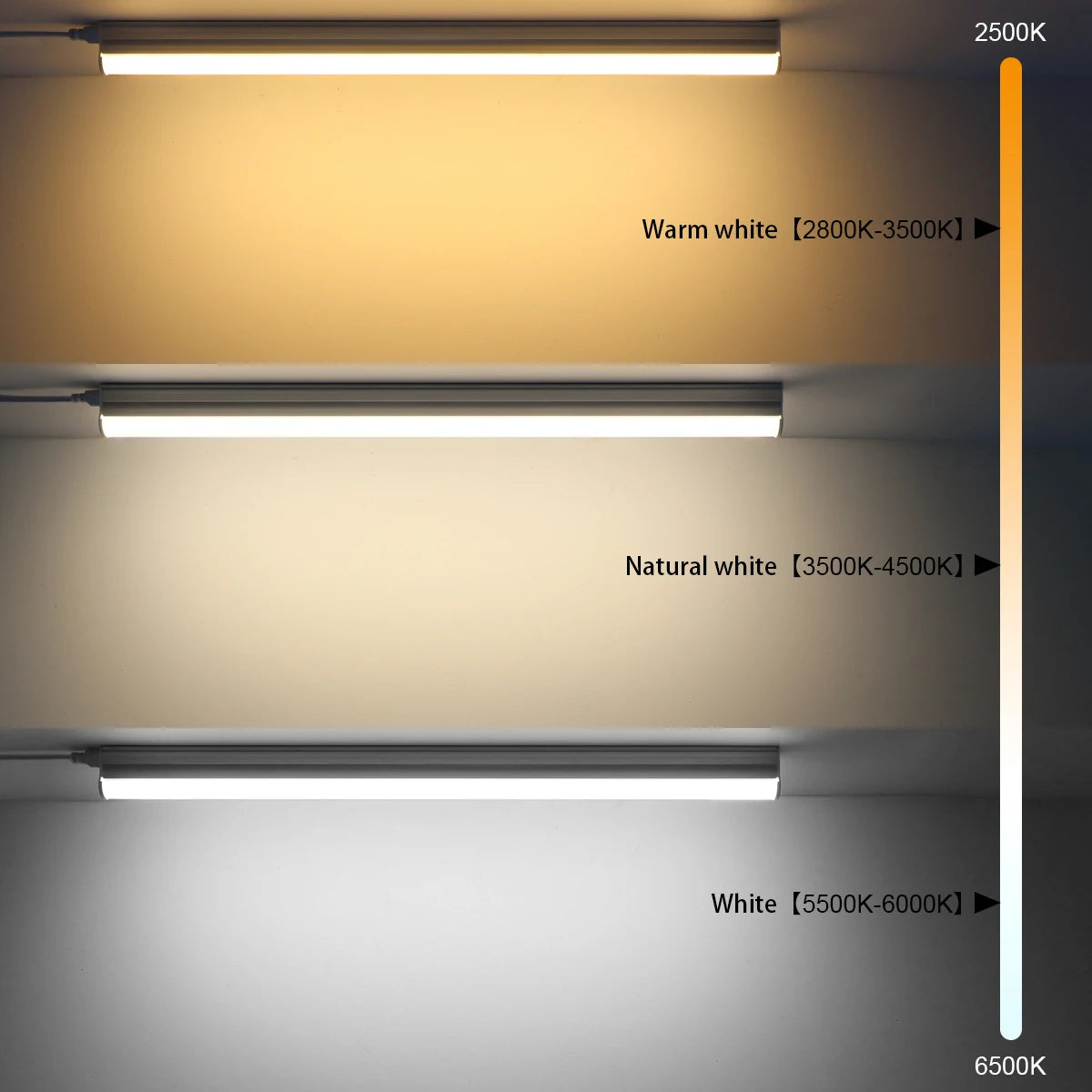 Super Bright 50cm T5/T8 LED Lights for Factories, Kitchens, Garages