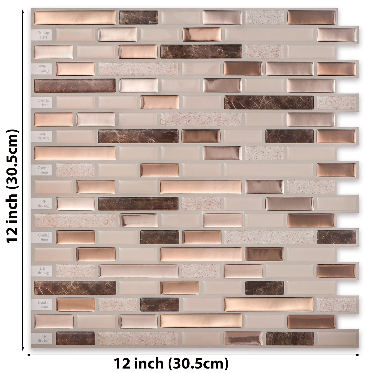 ###Tấm Dán Tường Lớn Chống Nước - Vividtiles DIY - Daisan Mart