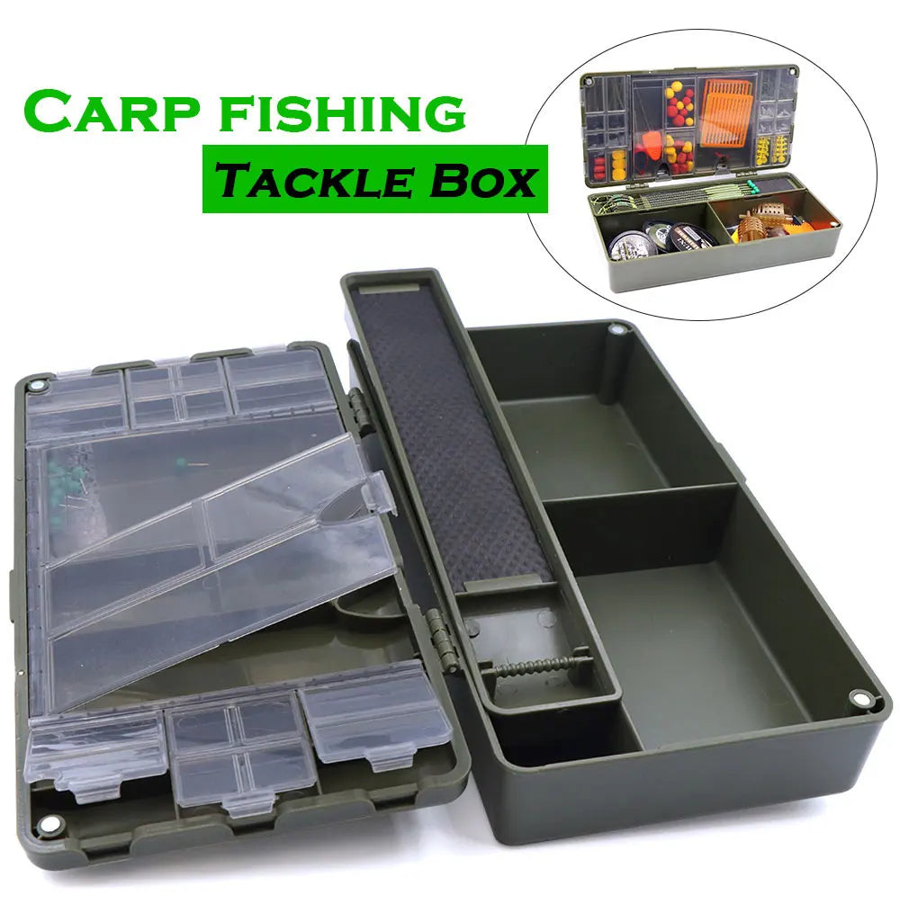 Carp Fishing Terminal Tackle Box Fishing Hair Rig Hooklink Storage Box Hook Line Fishing Tool Accessories Organizer box - Daisan Mart