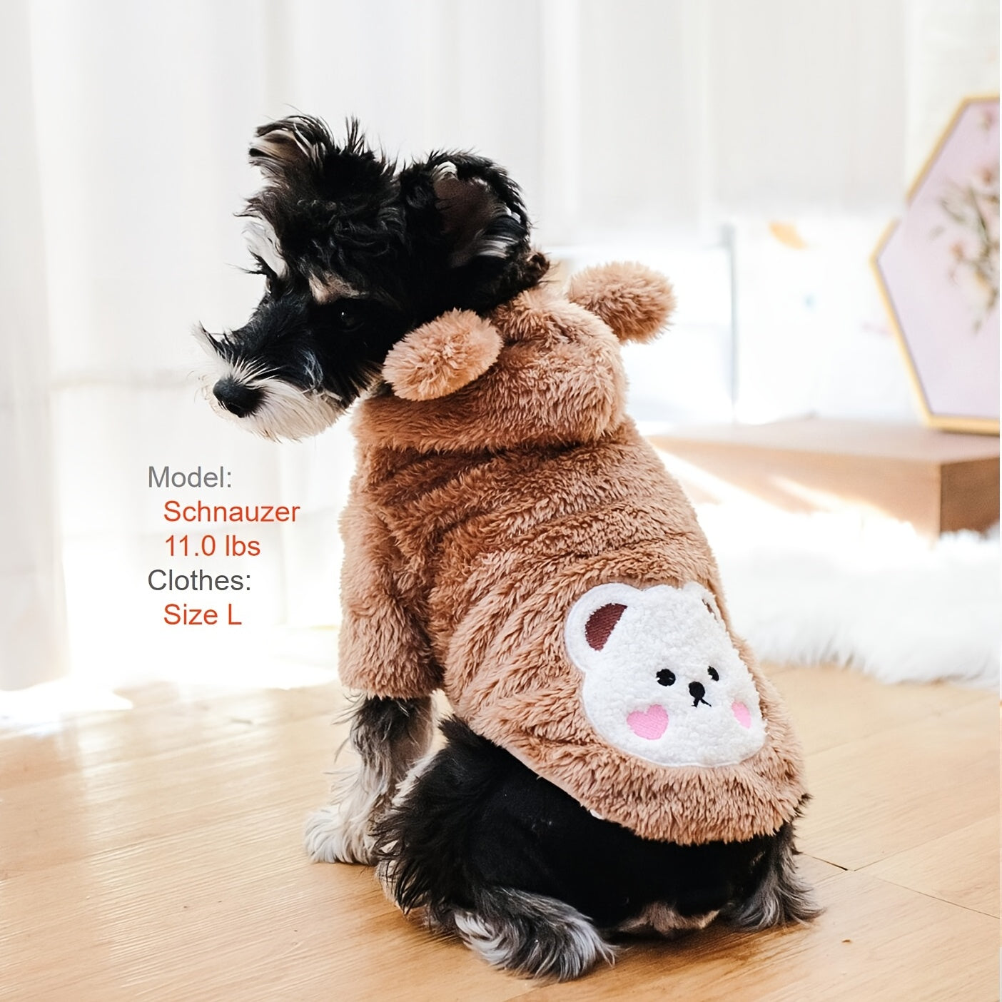 Pet Warm Teddy Bear Costume, Dog & Cat Pet Costumes - Daisan Mart