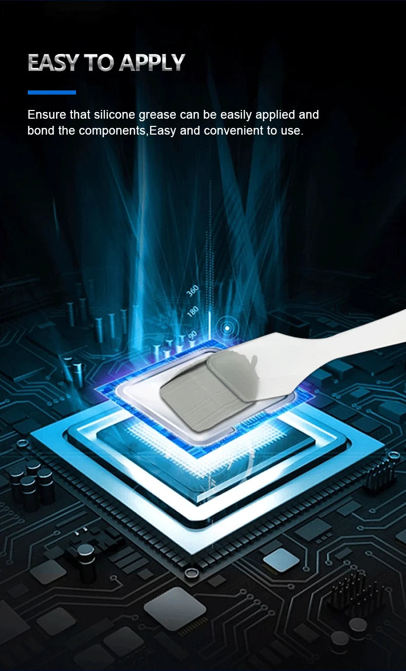 Coxbyte 18.2W/mk 導熱矽脂，適用於 CPU 散熱器、AMD 英特爾處理器、電腦散熱風扇、VGA GPU 散熱器、散熱器石膏