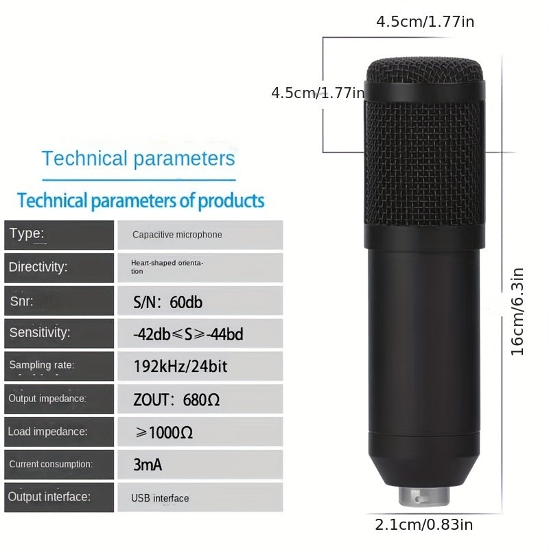 Micro Thu Âm Chuyên Nghiệp 192kHz/24Bit Cắm Là Dùng - Daisan Mart