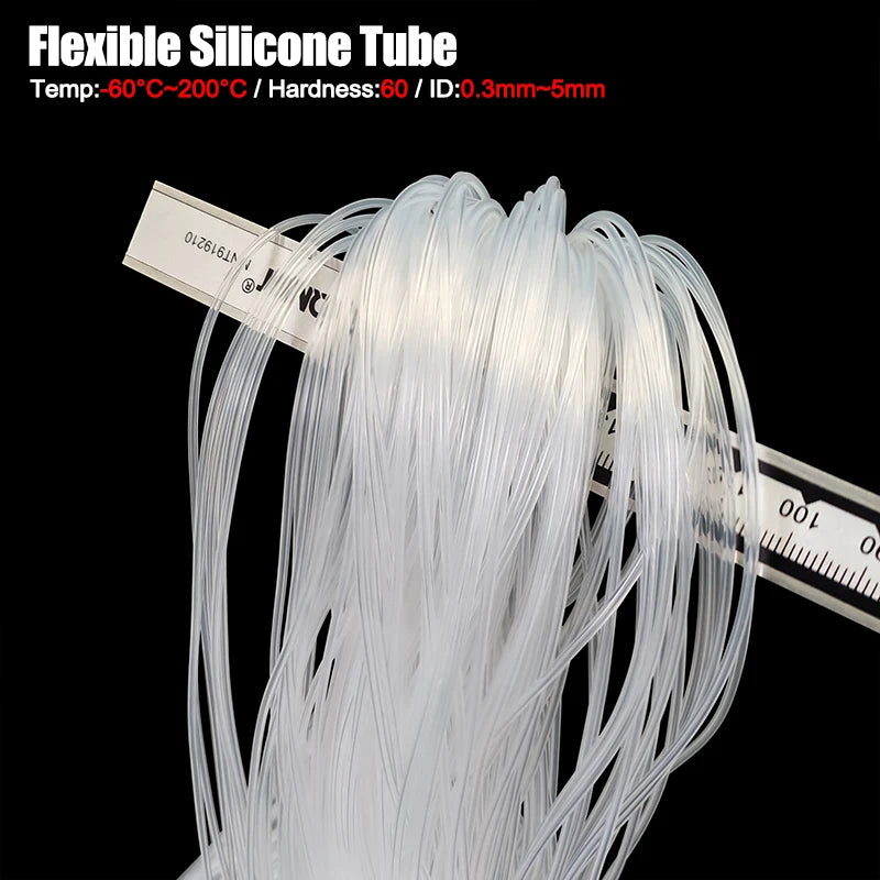 Ống Silicon Thực Phẩm Trong Suốt Mềm Nhiều Kích Cỡ - Daisan Mart