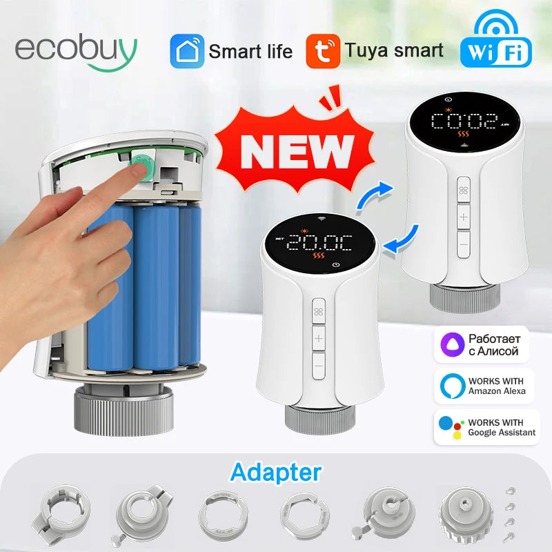 Van Nhiệt Wifi Thông Minh Tuya - Điều Khiển Nhiệt Độ - Daisan Mart