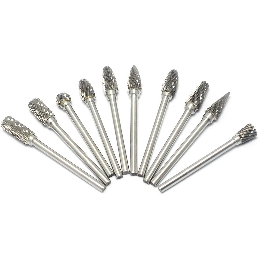 Bộ 10 Mũi Mài Hợp Kim Đôi Cho Dremel Đa Năng - Daisan Mart
