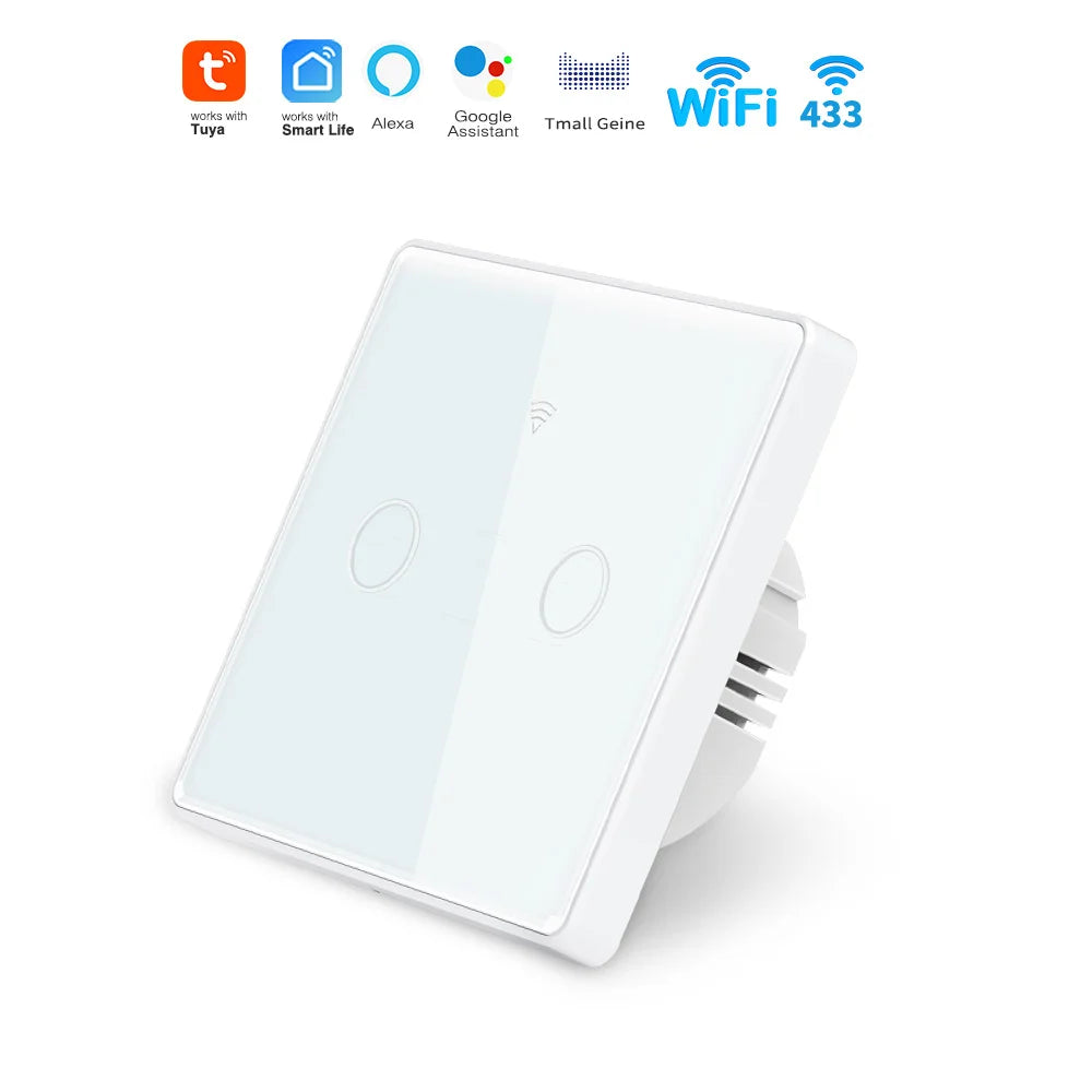 Công Tắc Thông Minh Tuya EWeLink EU - Điều Khiển Giọng Nói - Daisan Mart