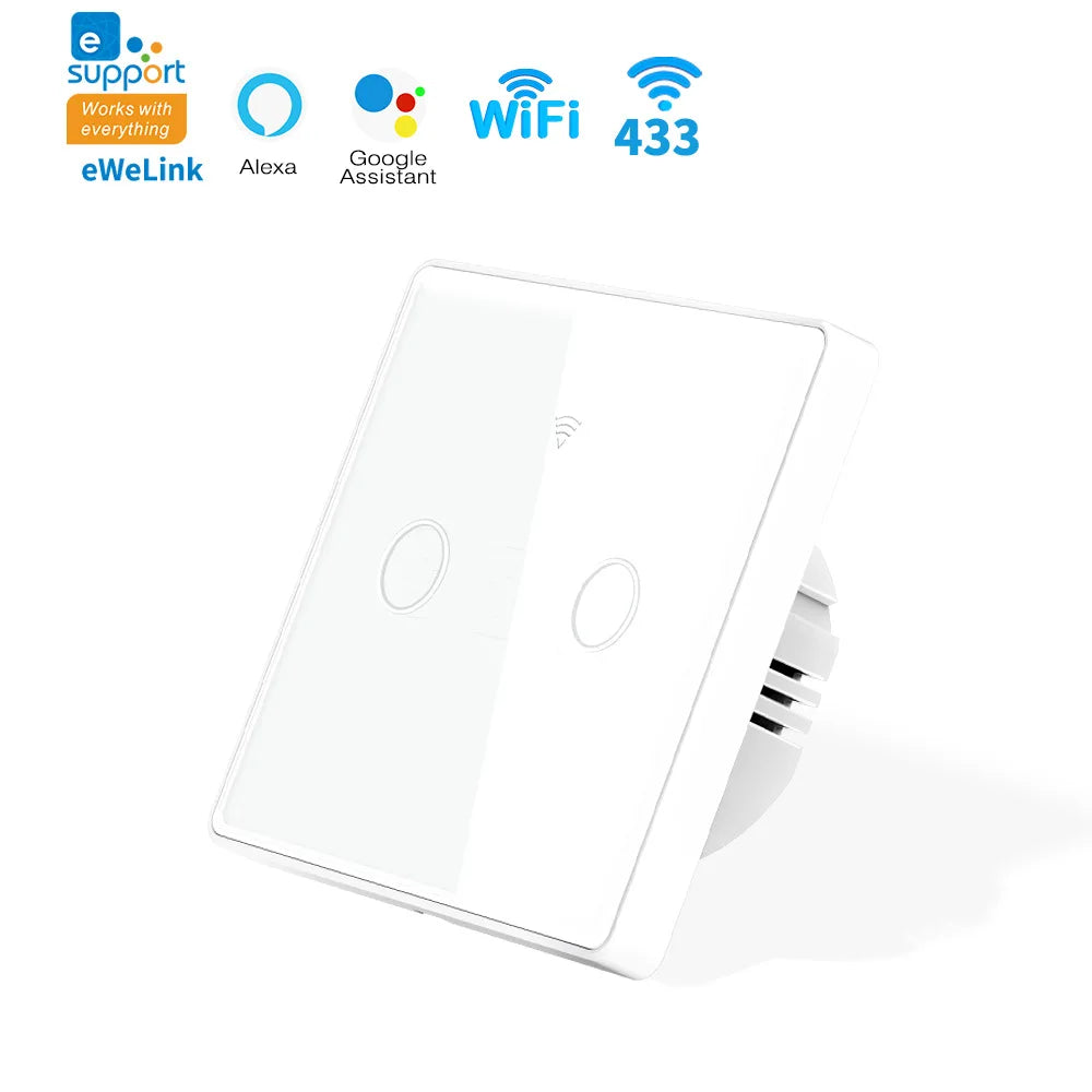 Công Tắc Thông Minh Tuya EWeLink EU - Điều Khiển Giọng Nói - Daisan Mart