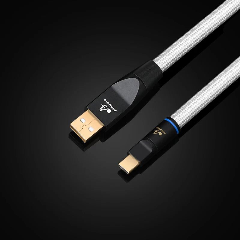 Cáp USB HiFi Chống Nhiễu Cao Cấp Cho DAC, Loại A-B/C-B/C-C - Daisan Mart
