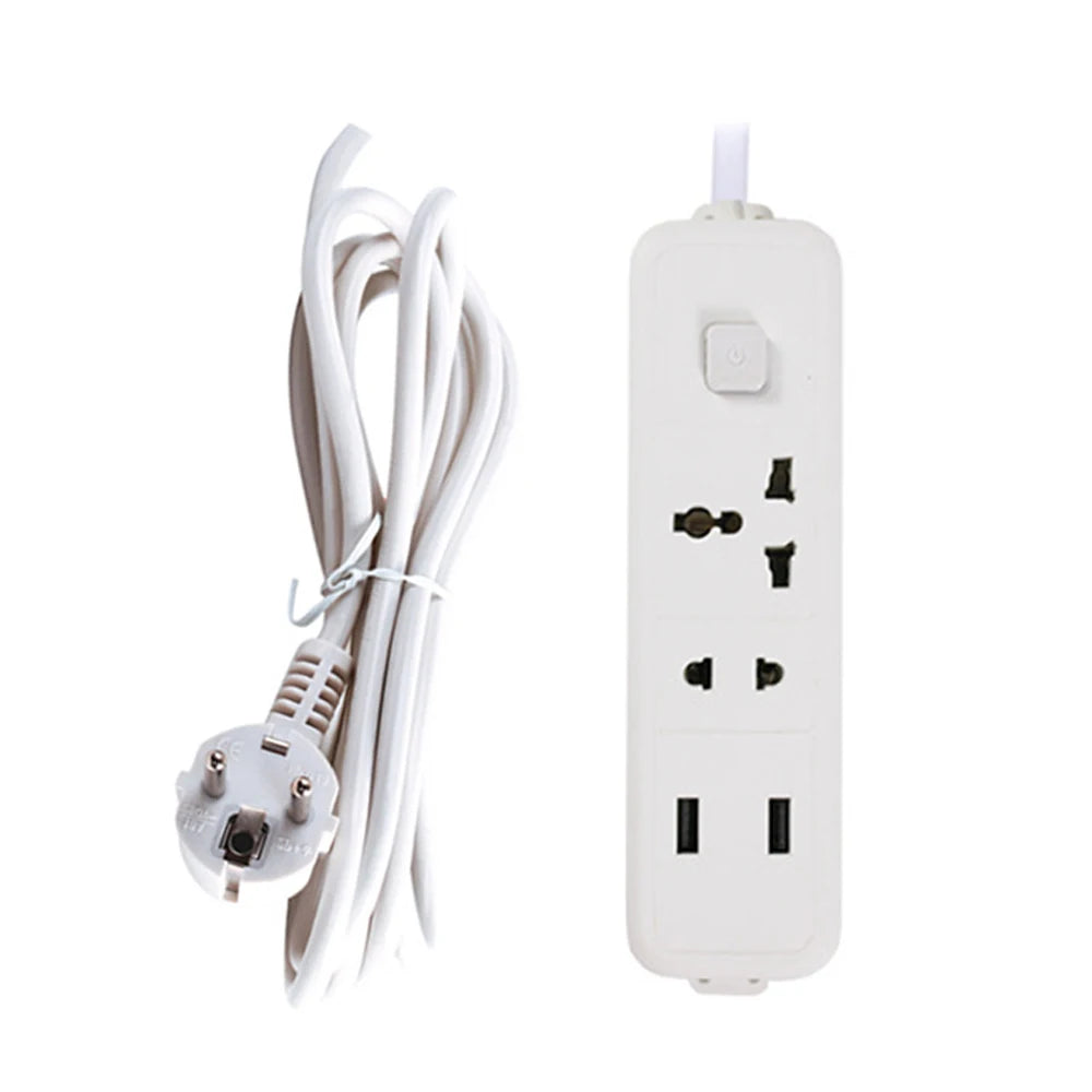 Ổ Cắm Đa Năng 3/4 Cổng USB EU/UK/US với Dây 2.5M - Daisan Mart