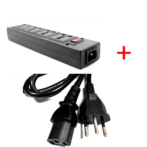 Ổ cắm đa năng 4 lỗ 13A có dây nguồn C14 đa chuẩn - Daisan Mart
