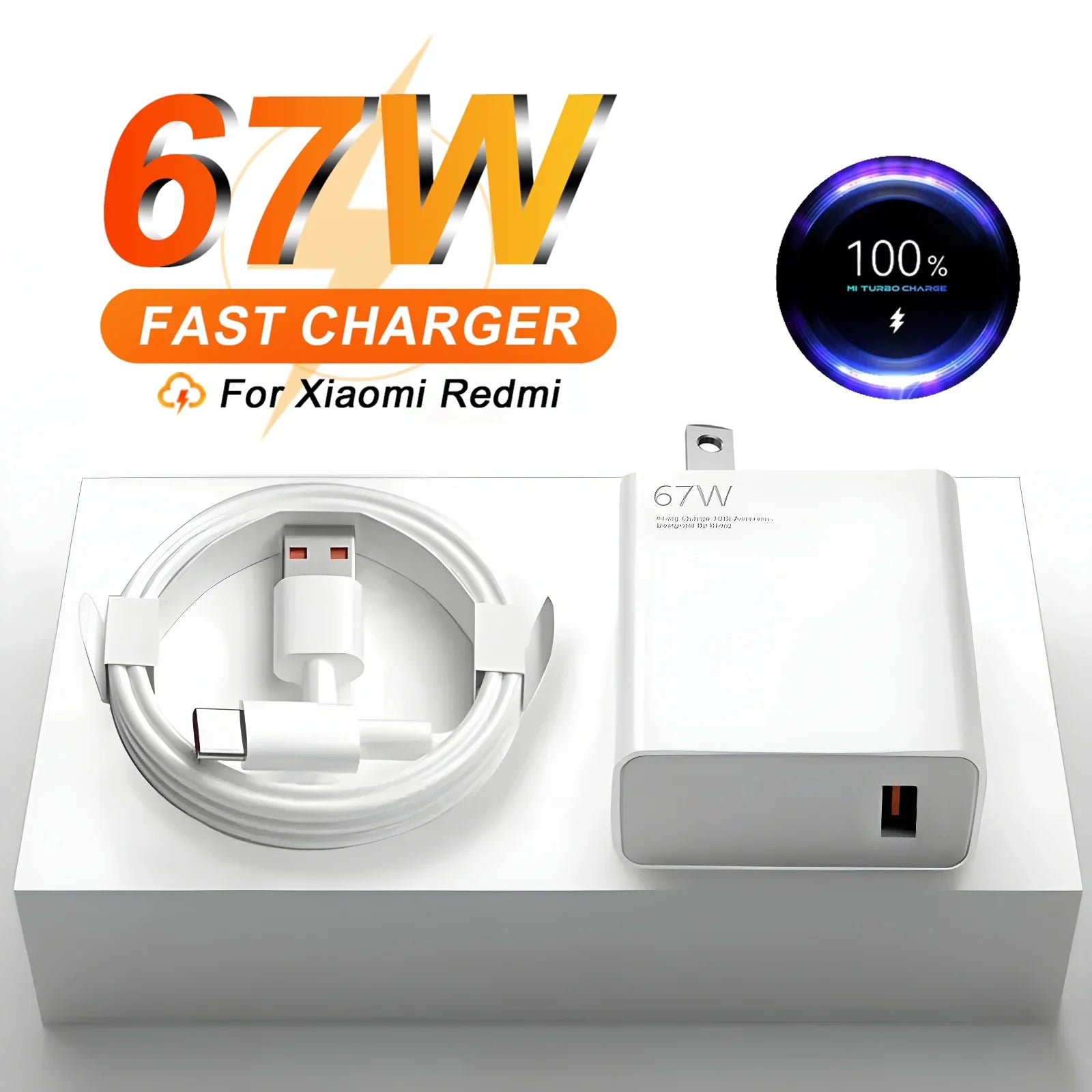 Sạc Nhanh 67W Type C cho Xiaomi/Redmi/POCO - Daisan Mart