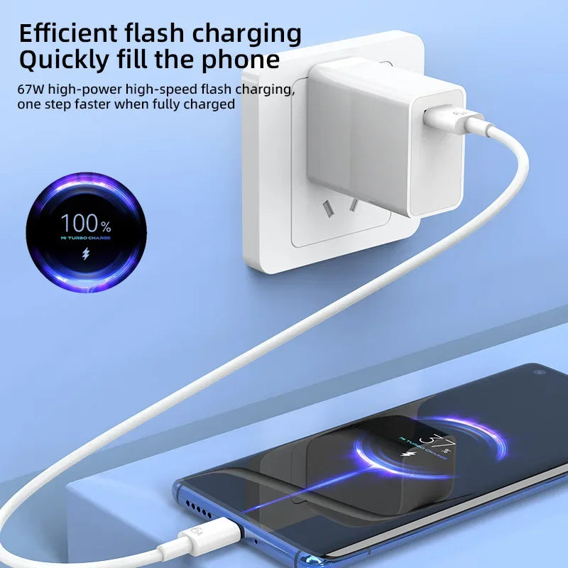 Sạc Nhanh 67W Type C cho Xiaomi/Redmi/POCO - Daisan Mart