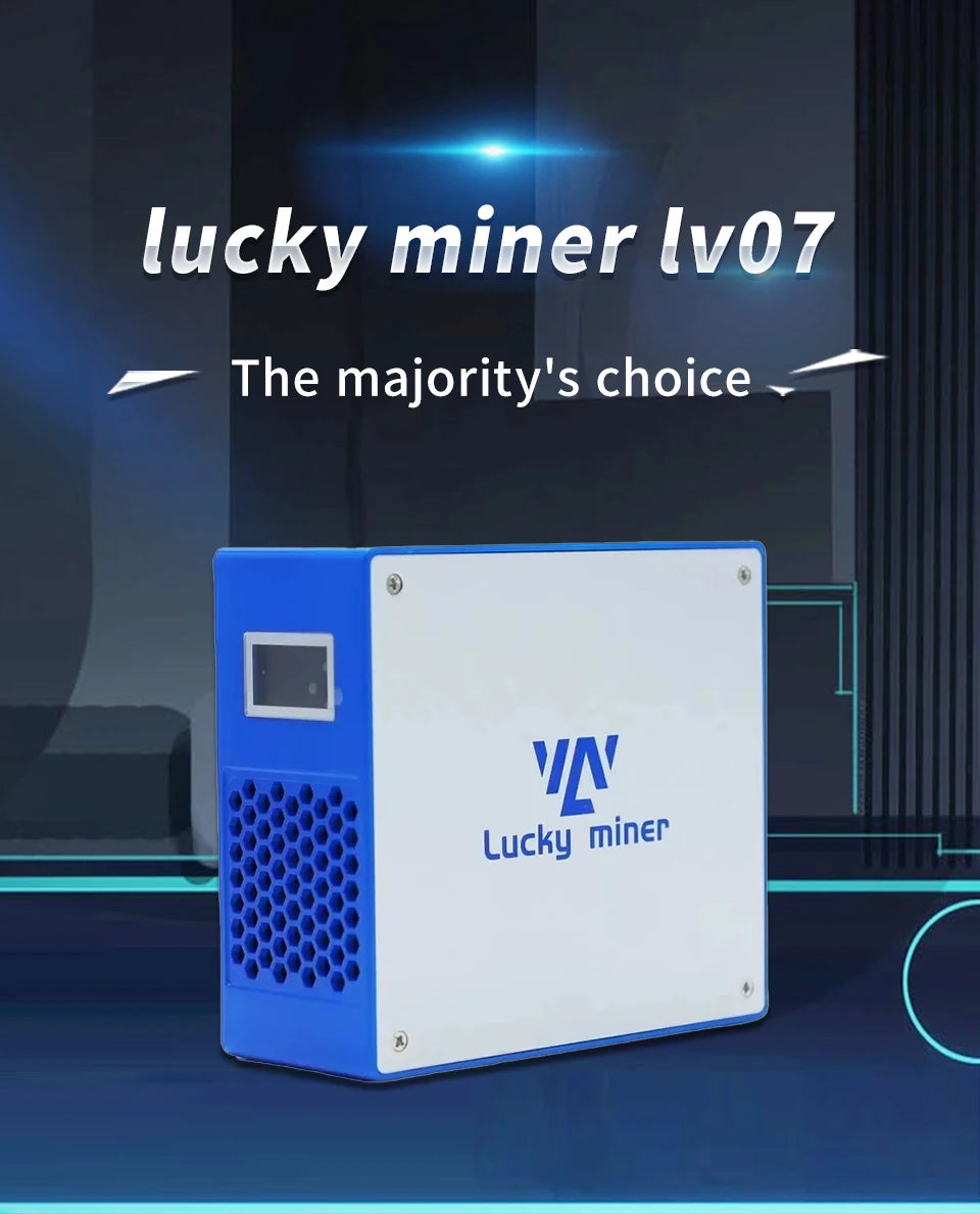New Bitcoin Miner Bitaxe Lucky Miner LV07 1TH/S Hashrate Home WiFi Silent Miner BTC BCH DGB Mining Machine with 12V 5A PSU - Daisan Mart