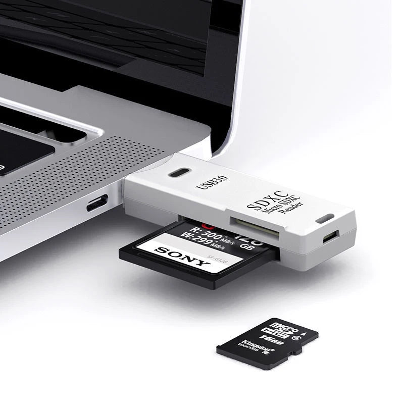二合一 USB 3.0 高速讀卡機