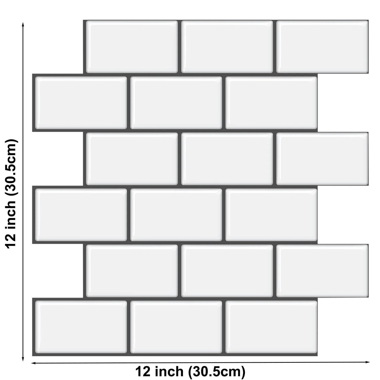 DecoDán Tường 3D Bếp & Phòng RV - Bộ 5 Miếng Subway - Daisan Mart
