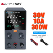 Wanptek DC Power Supply 30V 10A 5A Variable Bench Power Supply Adjustable Lab Power Supply 60V 5A 120V 3A  Voltage Regulator - Daisan Mart