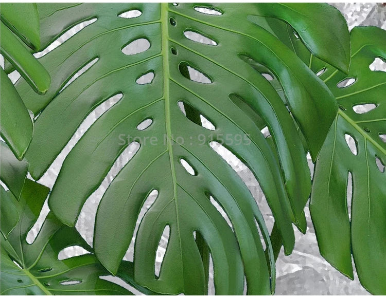 Custom Any Size Mural Wallpaper Modern 3D Tropical Rain Forest Leaves Fresco Living Room TV Sofa Background Wall Papel De Parede - Daisan Mart