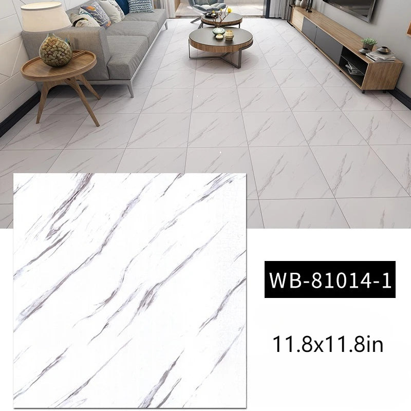 Miếng Dán Sàn Giả Đá PVC Chống Nước Tự Dán Decor - Daisan Mart