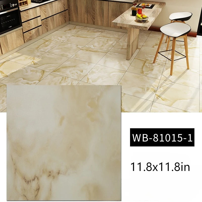 Miếng Dán Sàn Giả Đá PVC Chống Nước Tự Dán Decor - Daisan Mart