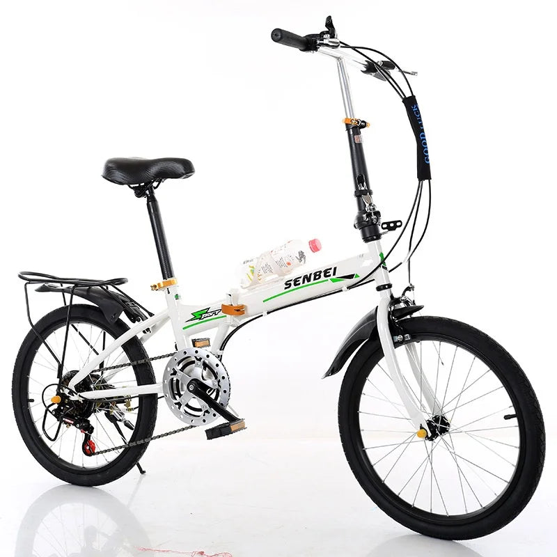 Xe Đạp Gấp 20 Inch Siêu Nhẹ Cho Nam Nữ, Đa Tốc Độ - Daisan Mart