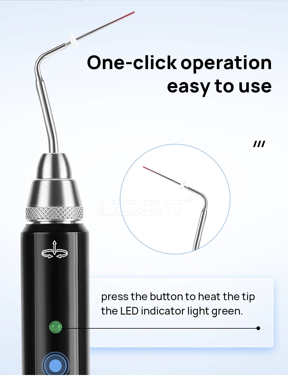 Bút Trám Nóng AZDENT Không Dây 3s Hàn Ống Tủy