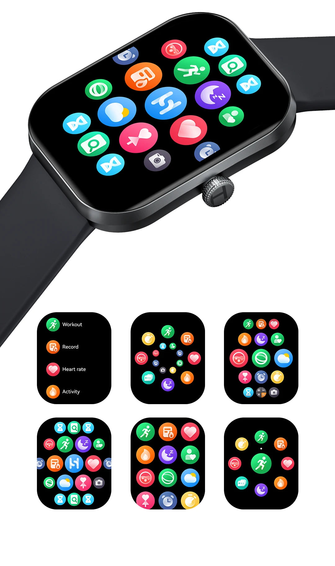 ### Đồng Hồ Thông Minh HAYLOU S6 - Gọi, Chống Nước, Thể Thao