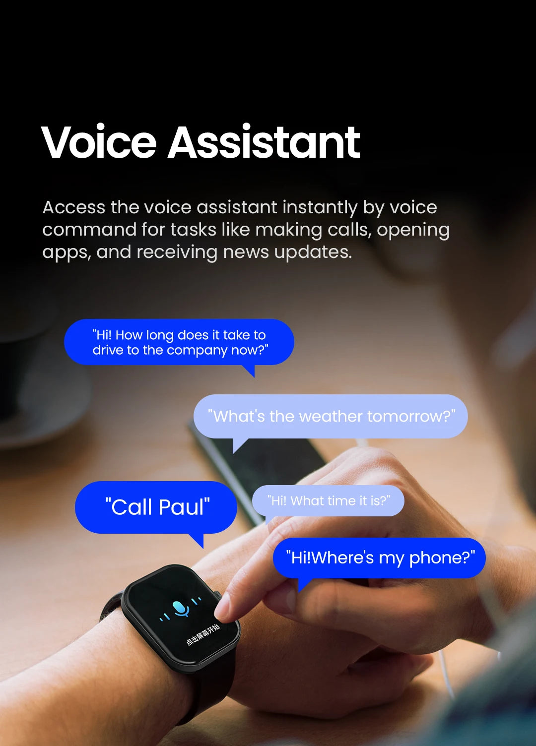 ### Đồng Hồ Thông Minh HAYLOU S6 - Gọi, Chống Nước, Thể Thao