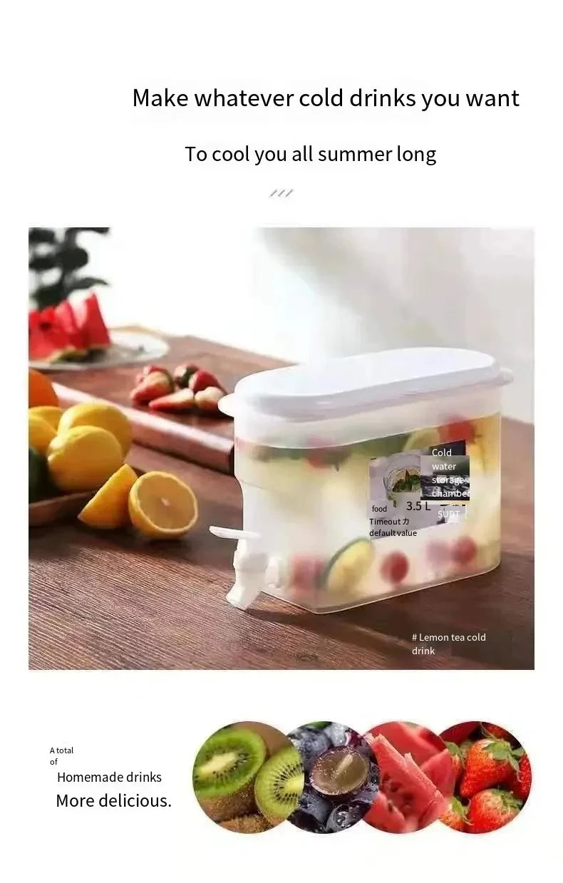 Bình Nước Lạnh 3.5L/5L Có Vòi Tiện Dụng Mùa Hè - Daisan Mart
