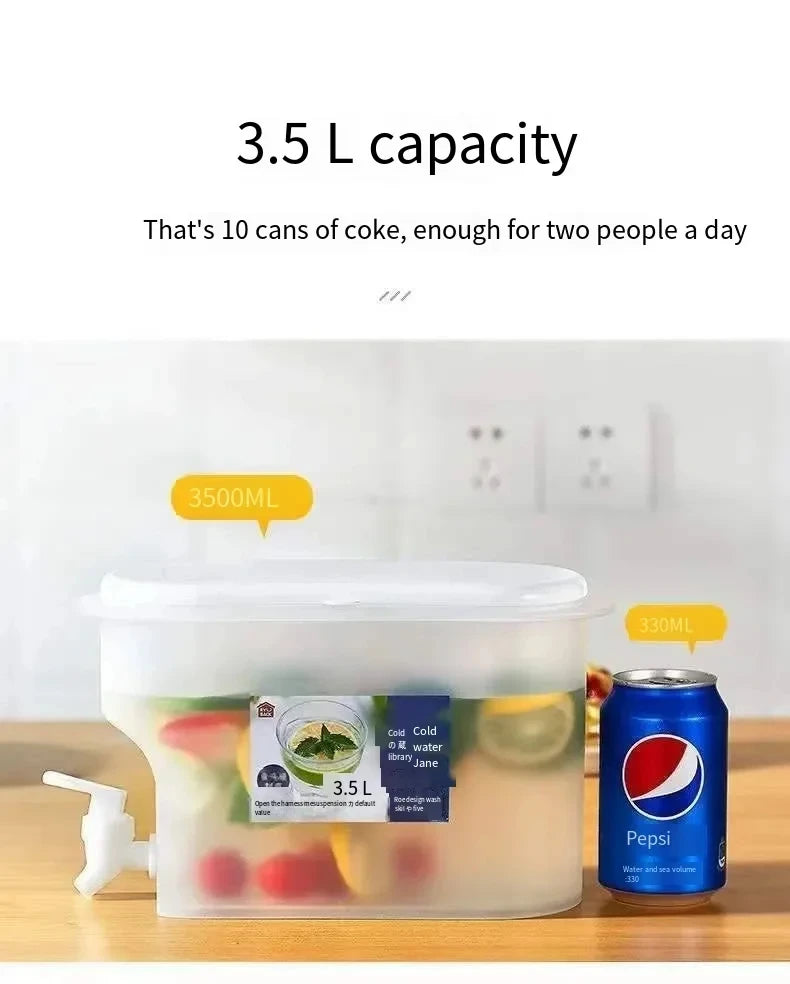 Bình Nước Lạnh 3.5L/5L Có Vòi Tiện Dụng Mùa Hè - Daisan Mart