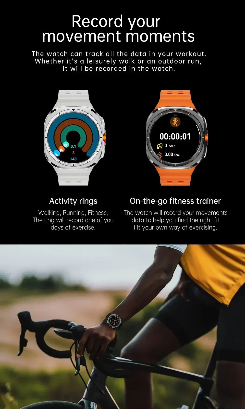 SmartWatch Ultra 5G - Màn hình AMOLED, Camera 8MP IP68 - Daisan Mart