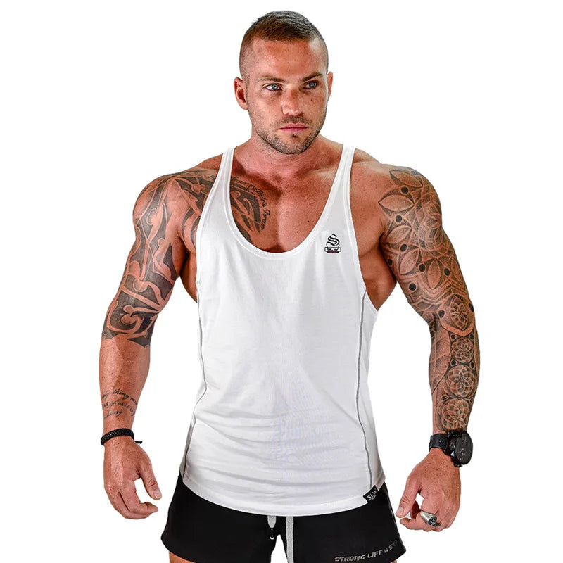 Áo Tank Nam Thể Hình Tập Gym Cotton Thoáng Mát 2018 - Daisan Mart